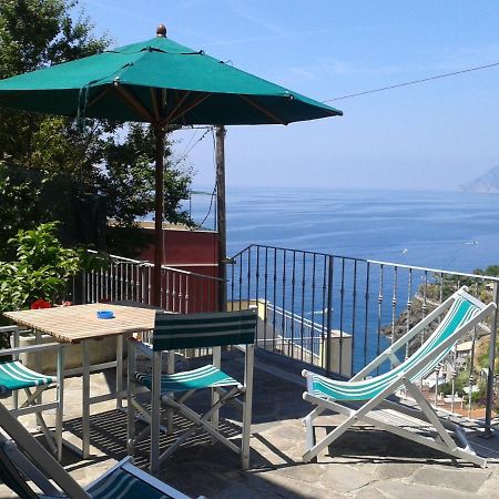 Aria Di Mare, Manarola - Camere Con Vista Mare! Exteriör bild