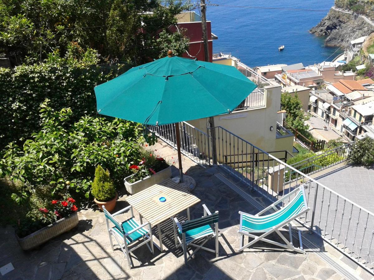 Aria Di Mare, Manarola - Camere Con Vista Mare! Exteriör bild