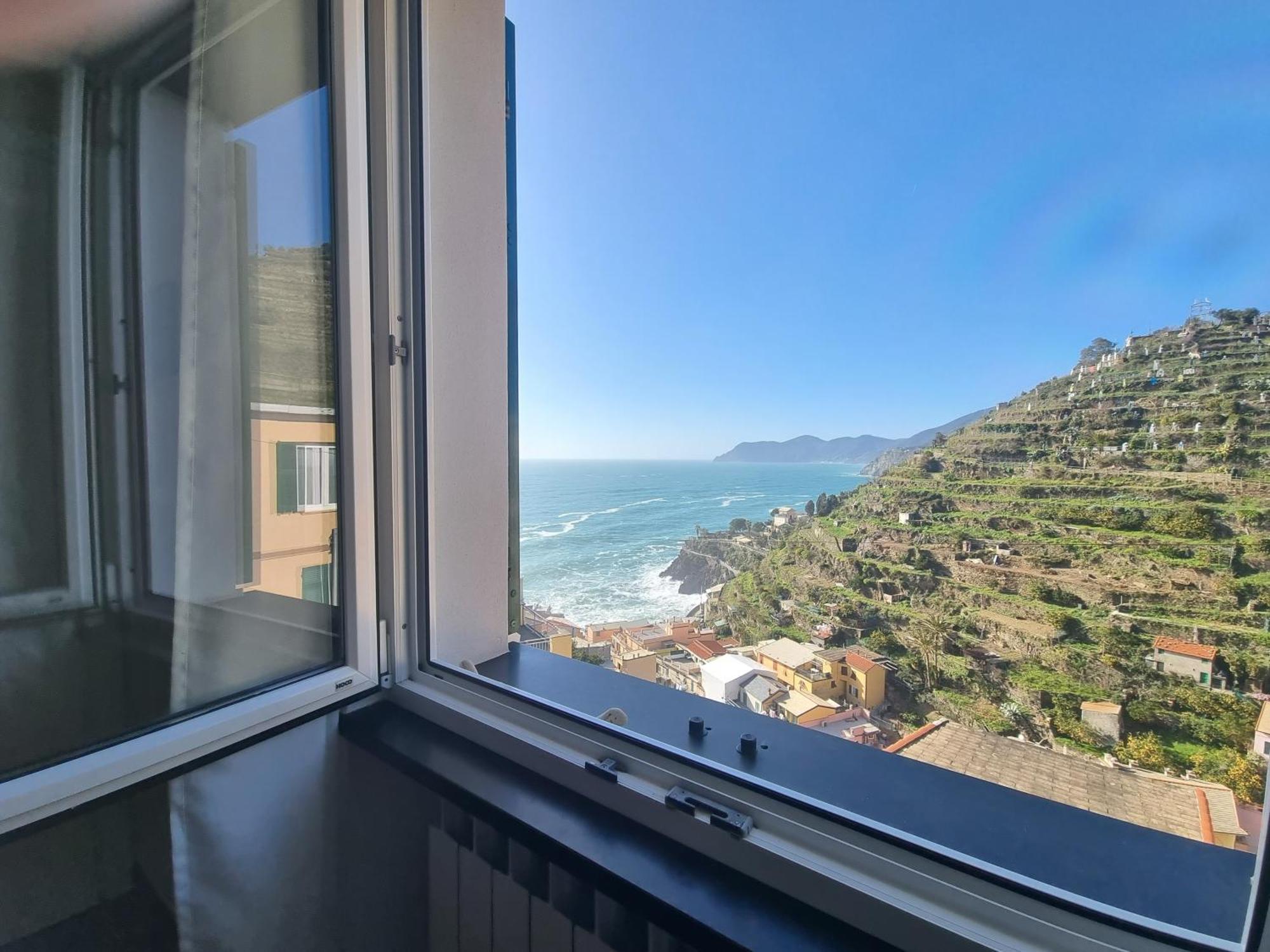 Aria Di Mare, Manarola - Camere Con Vista Mare! Exteriör bild