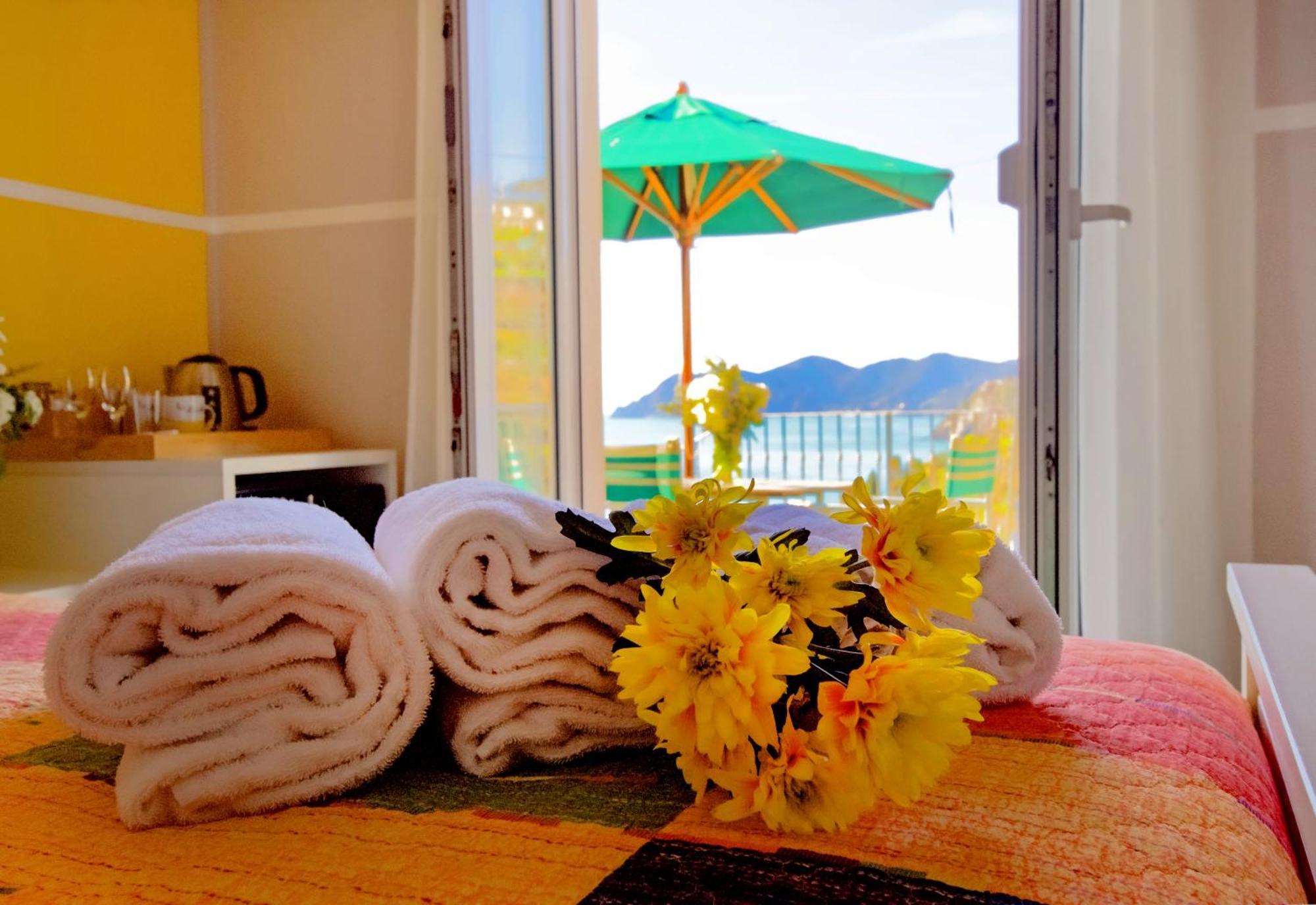 Aria Di Mare, Manarola - Camere Con Vista Mare! Exteriör bild